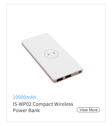 IS-WP02 Compact Wireless Power Bank