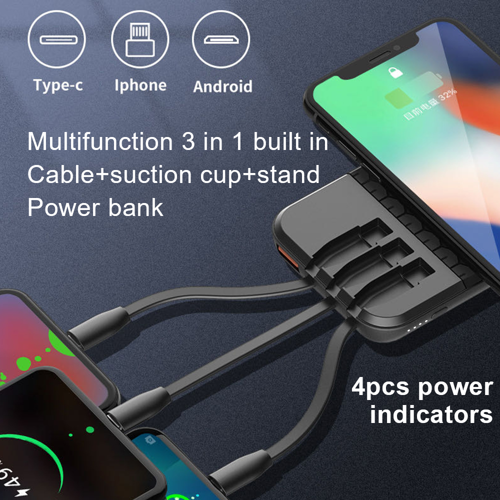 I heard that some power banks have their own charging cables. Is it unsafe to charge and discharge?