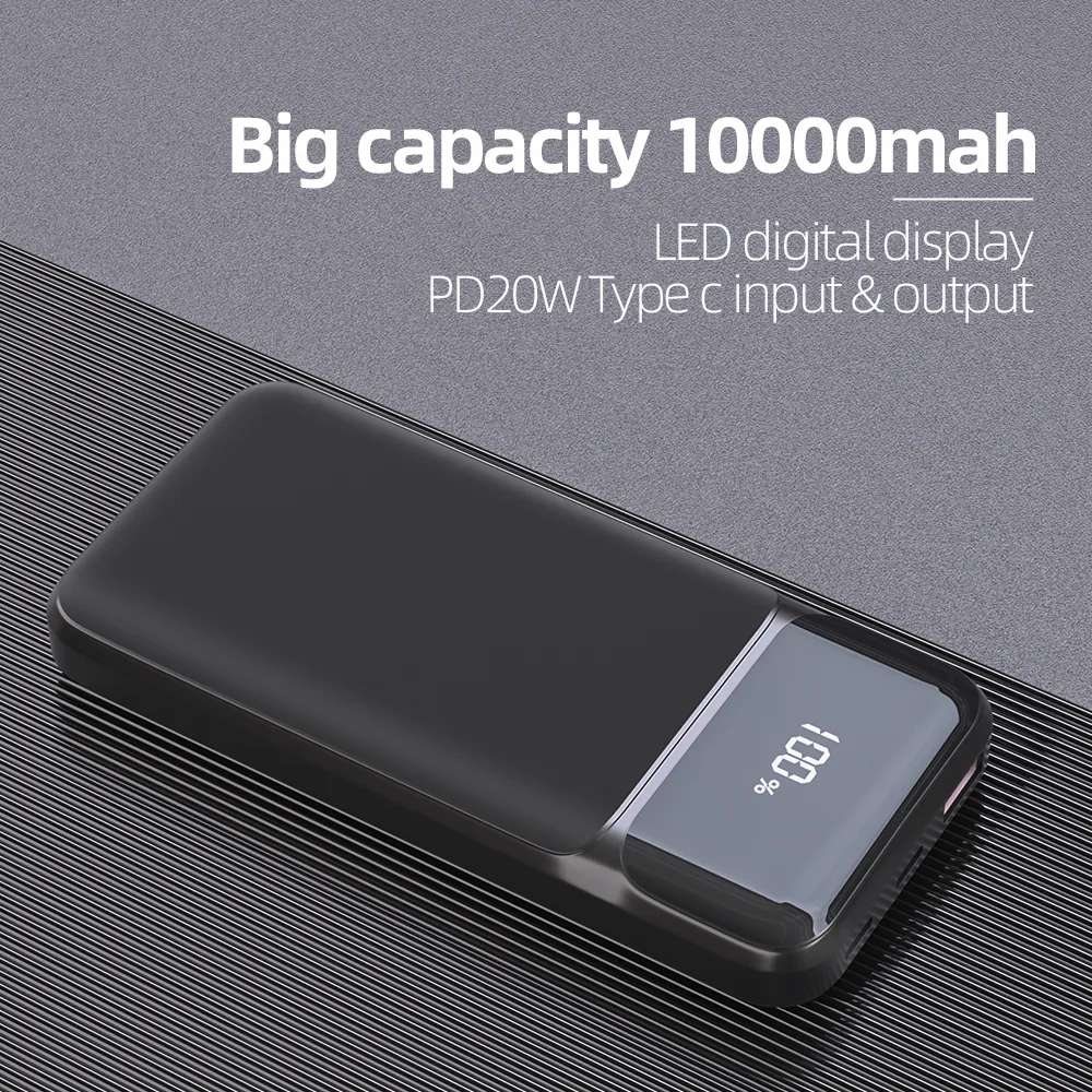 22.5W PD بنك طاقة لاسلكي مغناطيسي 5000mAh مع كابلات مدمجة، LED شاشة عرض & حامل هاتف