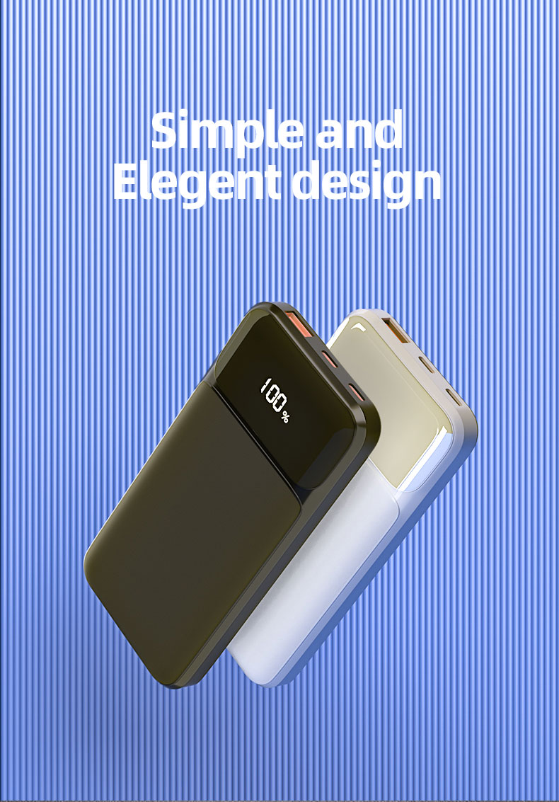 PD 22.5W Magnetic Portable Wireless Charge Power Bank 5000mAh Fast Charging Built-in Cables LED Display Powerbank With Holder