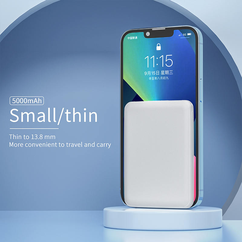 Custom Logo 10000mAh Portable 15W Wireless Charge Power Bank PD 22.5W Fast Charging with 3 Cables Powerbank