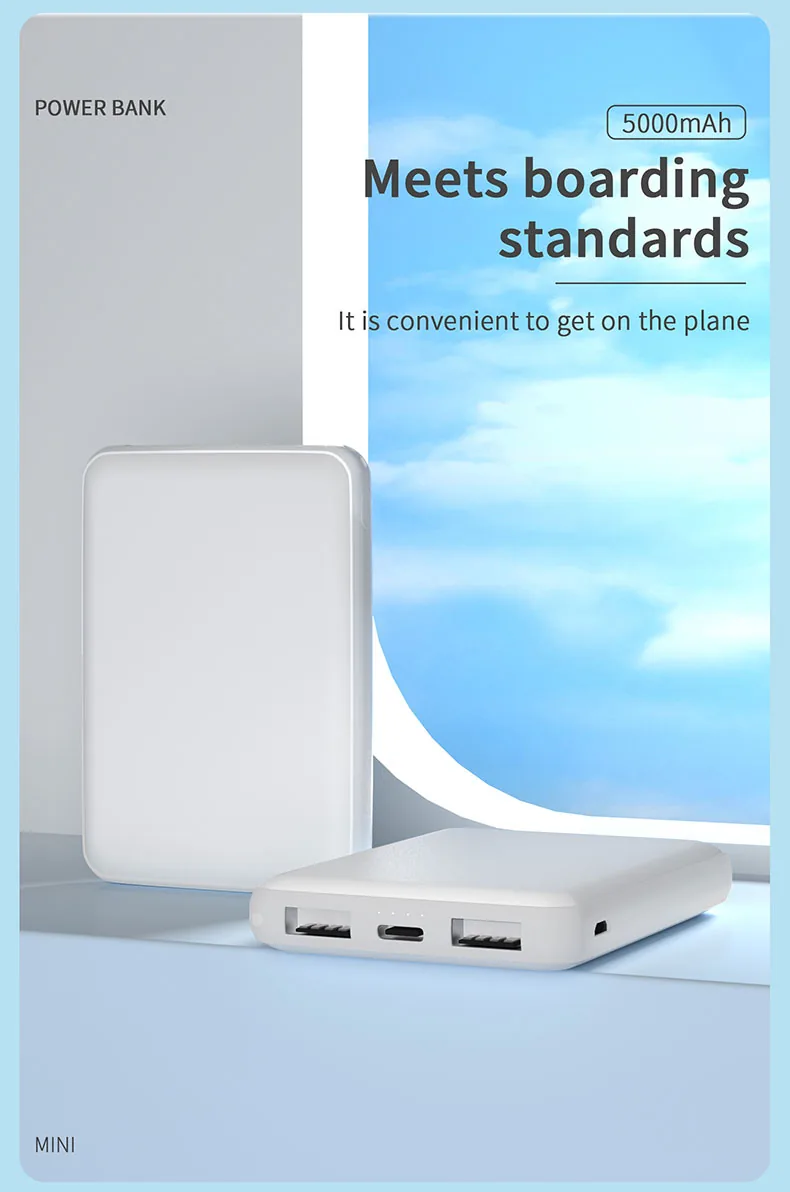 شعار مخصص 10000mAh باور بانك، 22.5W PD & 15W شحن لاسلكي سريع مع 3 كابلات