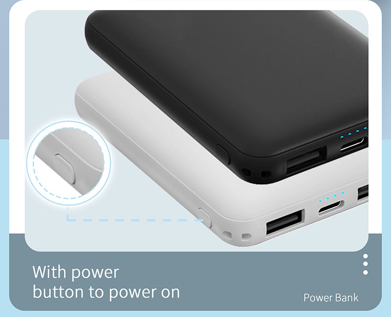Custom Logo 10000mAh Portable 15W Wireless Charge Power Bank PD 22.5W Fast Charging with 3 Cables Powerbank