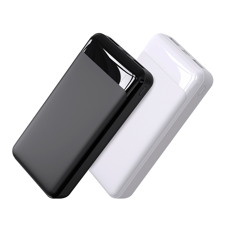 ROHS KC FCC Compliant Slim 20000mAh Portable Power Bank Lipo LI-Polymer Battery Dual USB O