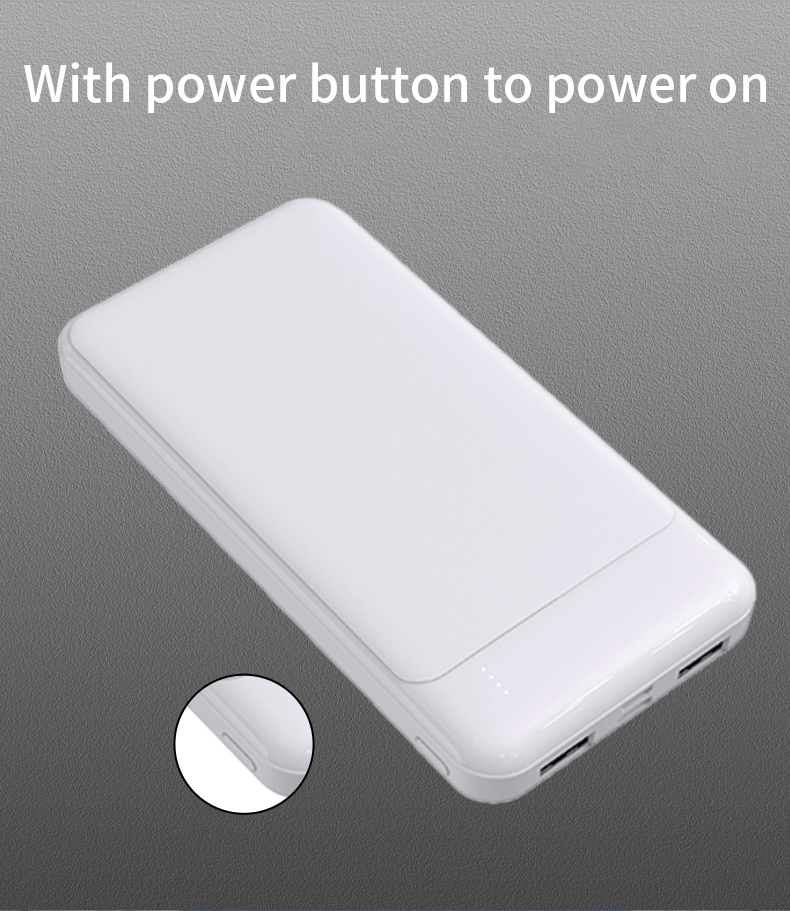 Custom Portable Magnetic Wireless Charge 10000mah Powerbank With Phones Stand Digital Display Power Bank