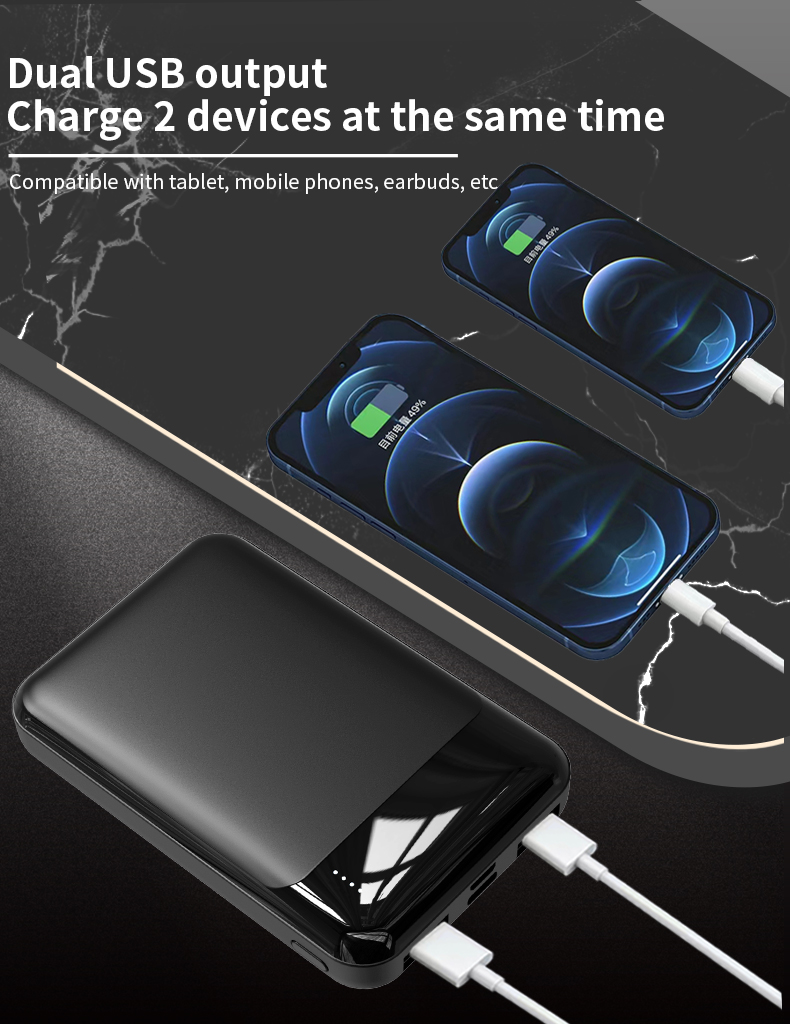 Magnet Fast Charge 5000 Mah Max 15w Wireless Charging Phone Stand Power Bank With Cable Digital Display Small Powerbank