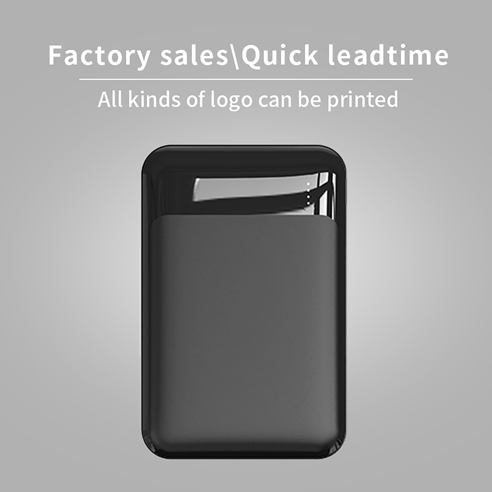 Portable 5000mAh Magnetic Wireless Type-C Power Bank Ultra-Thin Aluminum Alloy Fast Charging Powerbank