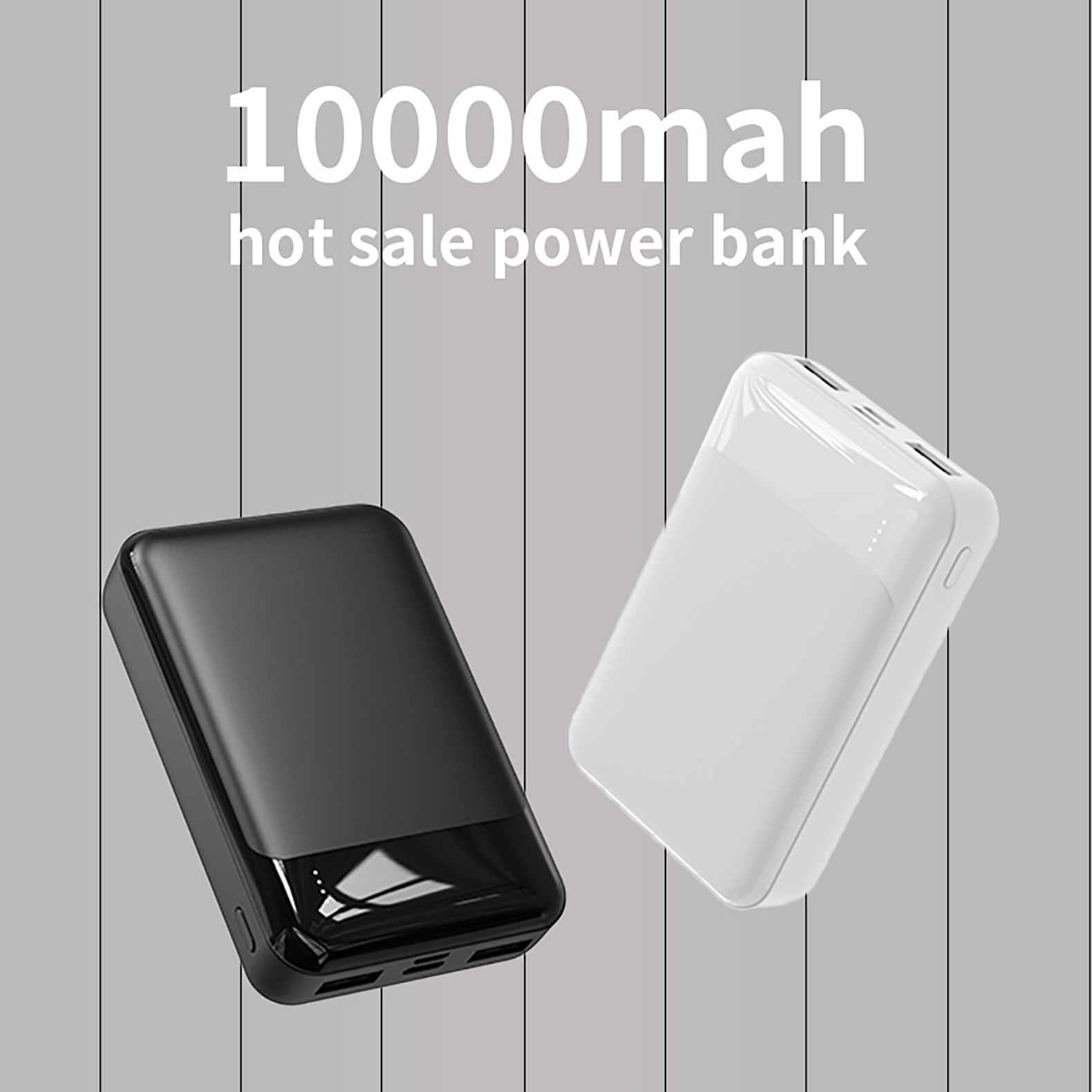 Portable 5000mAh Magnetic Wireless Type-C Power Bank Ultra-Thin Aluminum Alloy Fast Charging Powerbank