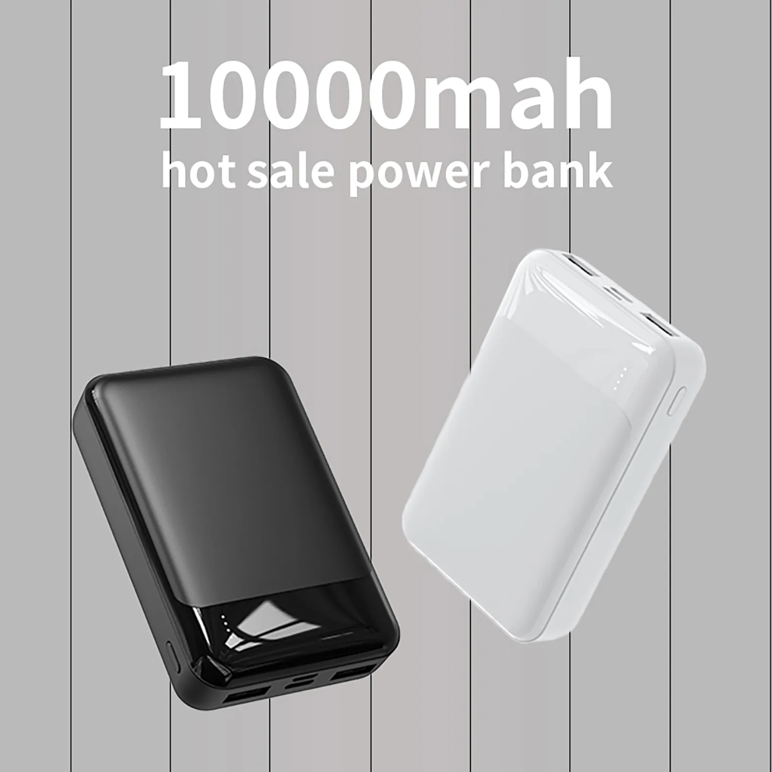 بنك طاقة رفيع للغاية مصنوع من سبائك الألومنيوم 5000mAh مزود بمغناطيس لاسلكي & Type-C شحن سريع