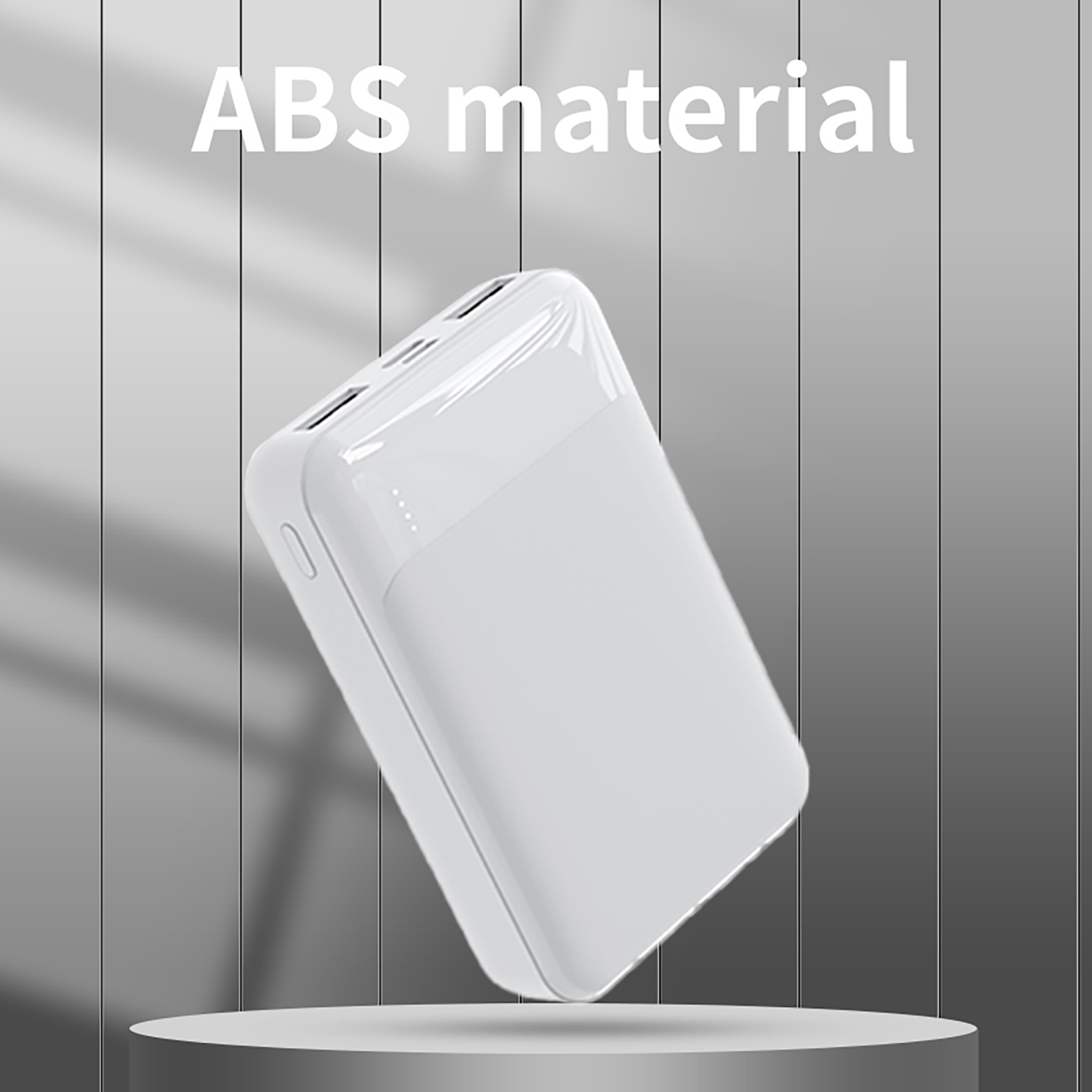 Portable 5000mAh Magnetic Wireless Type-C Power Bank Ultra-Thin Aluminum Alloy Fast Charging Powerbank