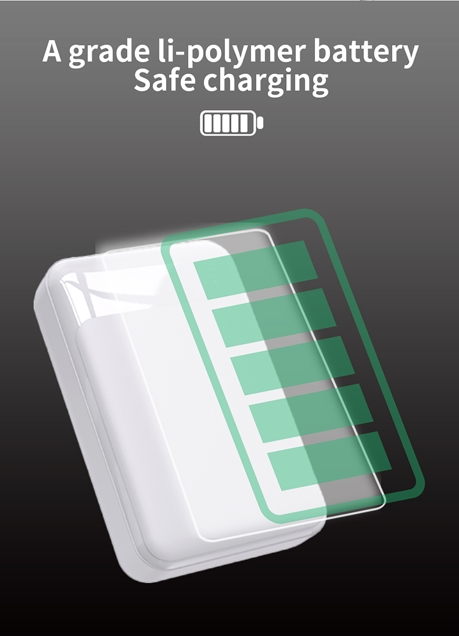 Portable 5000mAh Magnetic Wireless Type-C Power Bank Ultra-Thin Aluminum Alloy Fast Charging Powerbank