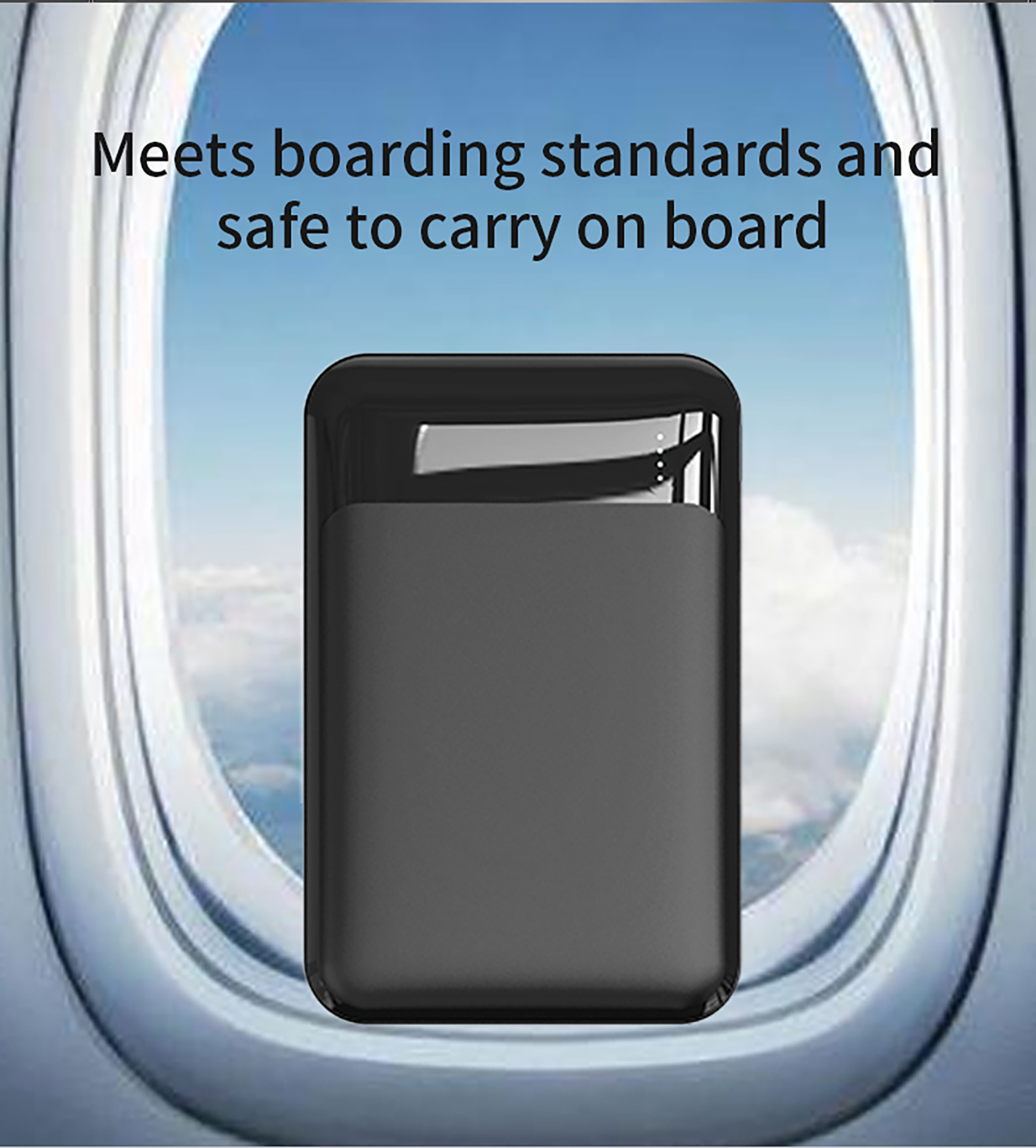 Portable 5000mAh Magnetic Wireless Type-C Power Bank Ultra-Thin Aluminum Alloy Fast Charging Powerbank
