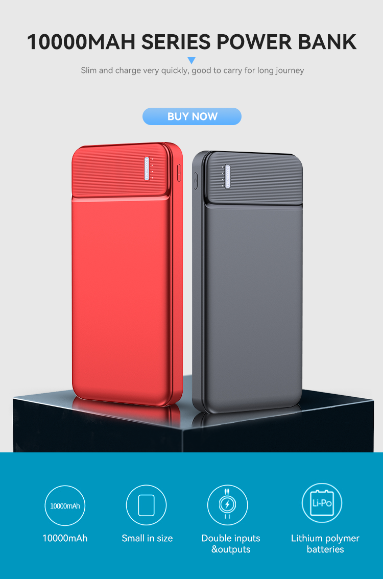 PD 22.5W Built-In 3 Cables Digital Display Fast Charging 15W Wireless Charging Power Bank Foldable 10000mAh Powerbank
