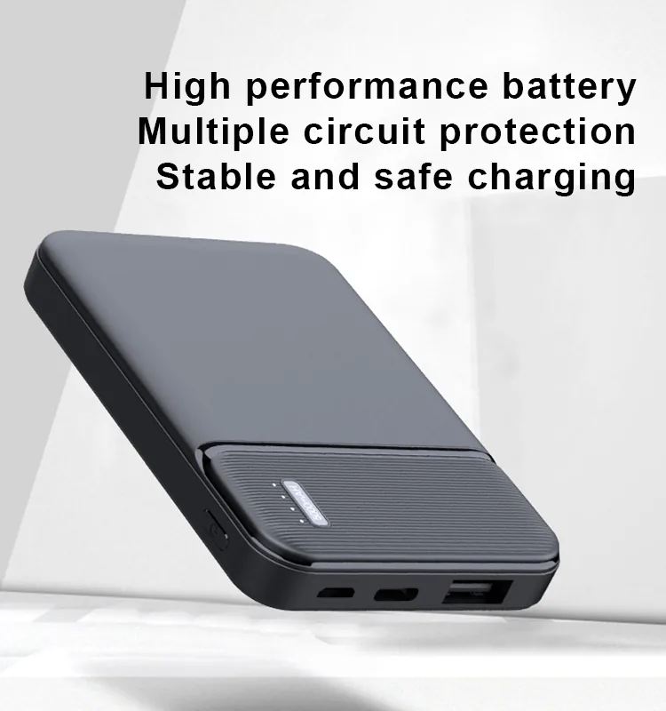 بنك طاقة لاسلكي مغناطيسي 10000mAh، 22.5W PD شحن سريع مع شعار LED