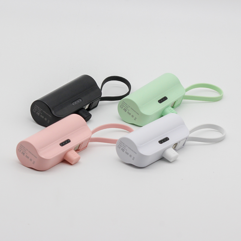 10000mAh High Capacity Portable Powerbank with Built-in Cable PD 22.5W Fast Charging Wireless Charging Power Bank with Stand