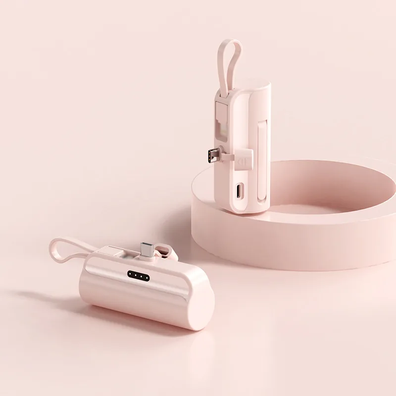 بنك طاقة عالي السعة 10000mAh مع كابل مدمج، 22.5W PD، حامل شحن لاسلكي &