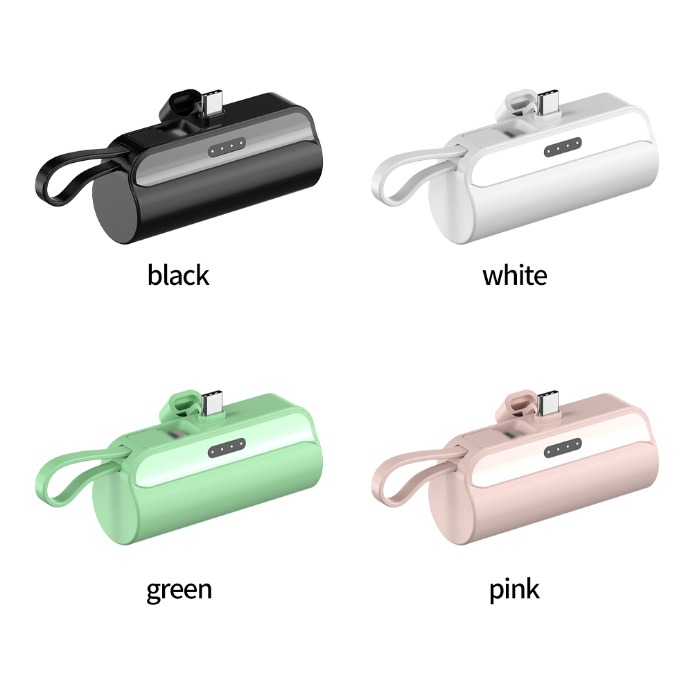 10000mAh High Capacity Portable Powerbank with Built-in Cable PD 22.5W Fast Charging Wireless Charging Power Bank with Stand
