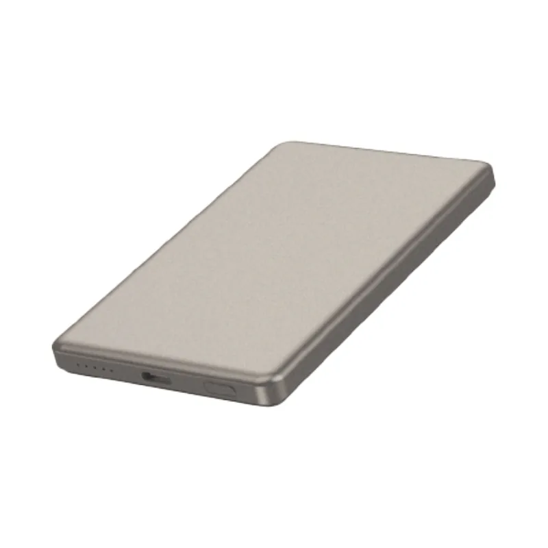 بنك الطاقة اللاسلكي المغناطيسي المصنوع من سبائك الألومنيوم 10000mAh، Type-C شحن سريع مع مؤشر 4-LED