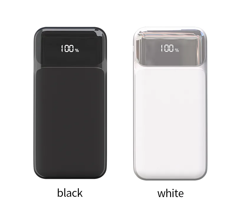 شعار مخصص Li-Polymer باور بانك 22.5W PD, 10000mAh / 20000mAh / 30000mAh مع شاشة رقمية