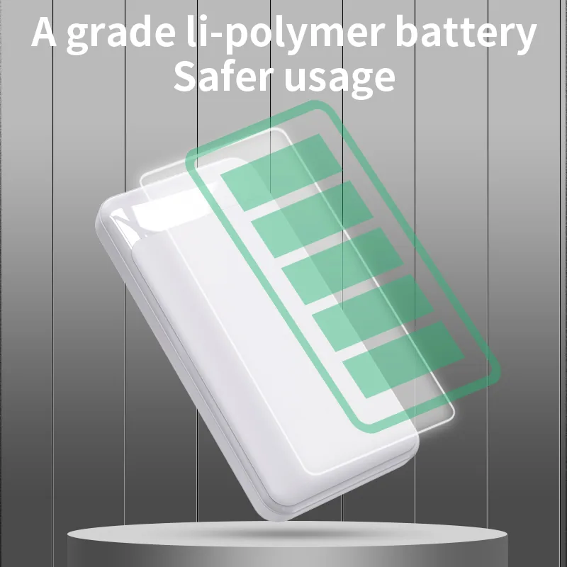 بنك طاقة نحيف 20000mAh Li-Polymer، مزدوج USB & مايكرو USB، RoHS / KC / FCC متوافق