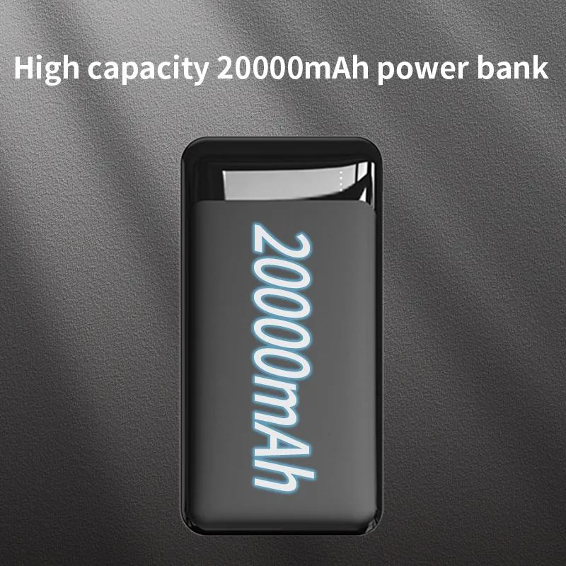 بنك طاقة نحيف 20000mAh Li-Polymer، مزدوج USB & مايكرو USB، RoHS / KC / FCC متوافق