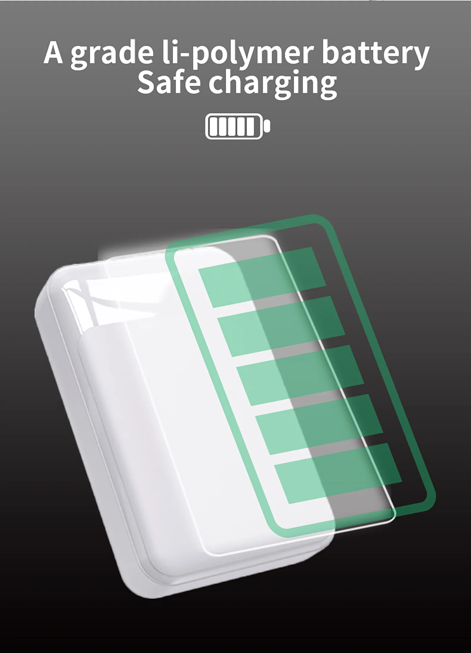 10000mAh باور بانك بشعار مخصص، متوافق مع ROHS & KC