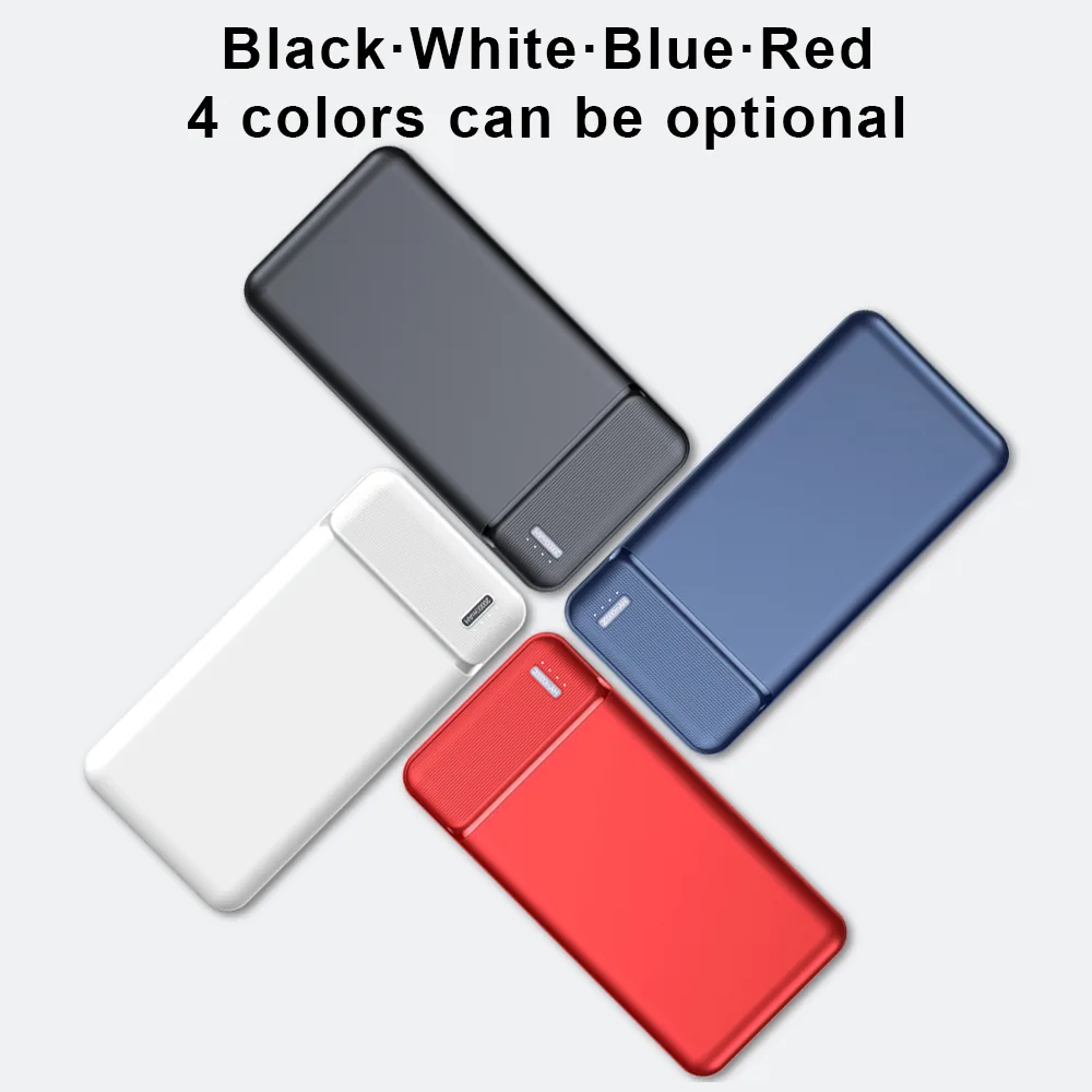 بنك الطاقة المزدوج USB للسفر 20000mAh، محمول في الهواء الطلق مع شعار مخصص