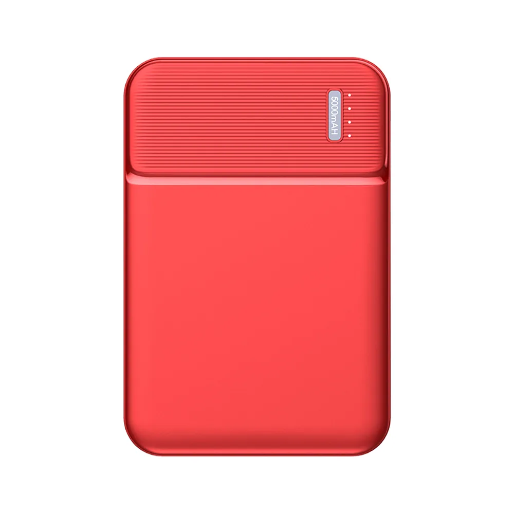 باور بانك صغير جدًا 5000mAh، مزدوج USB & ميكرو USB، تصميم قابل للتخصيص