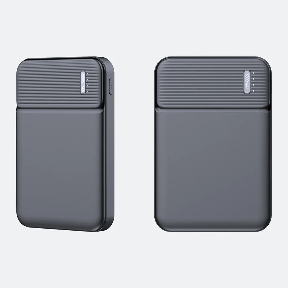باور بانك صغير جدًا 5000mAh، مزدوج USB & ميكرو USB، تصميم قابل للتخصيص