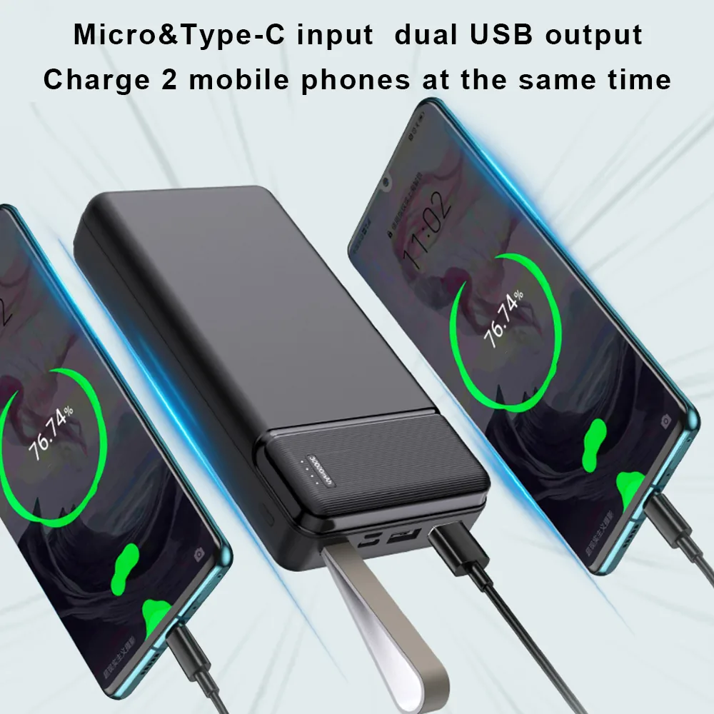 بنك الطاقة اللاسلكي المغناطيسي 10000mAh، 22.5W PD شحن سريع مع حامل الهاتف & شاشة رقمية